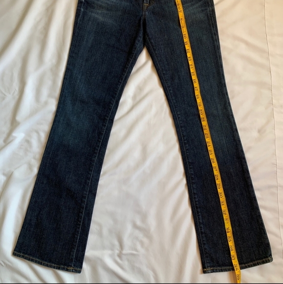 Lucky Brand Dark Wash Denim Blue Jeans Lola Boot - Picture 5 of 6